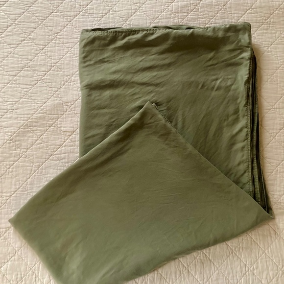 Buffy Breeze Eucalyptus Duvet Cover, Full/Queen, Moss - Picture 3 of 6